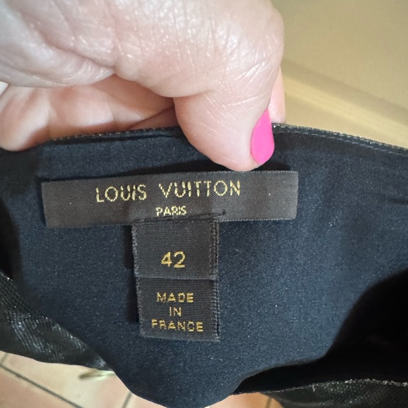 Louis Vuitton Black/Silver/Gray Sleeveless Bustier Camisole - Picture 6 of 8